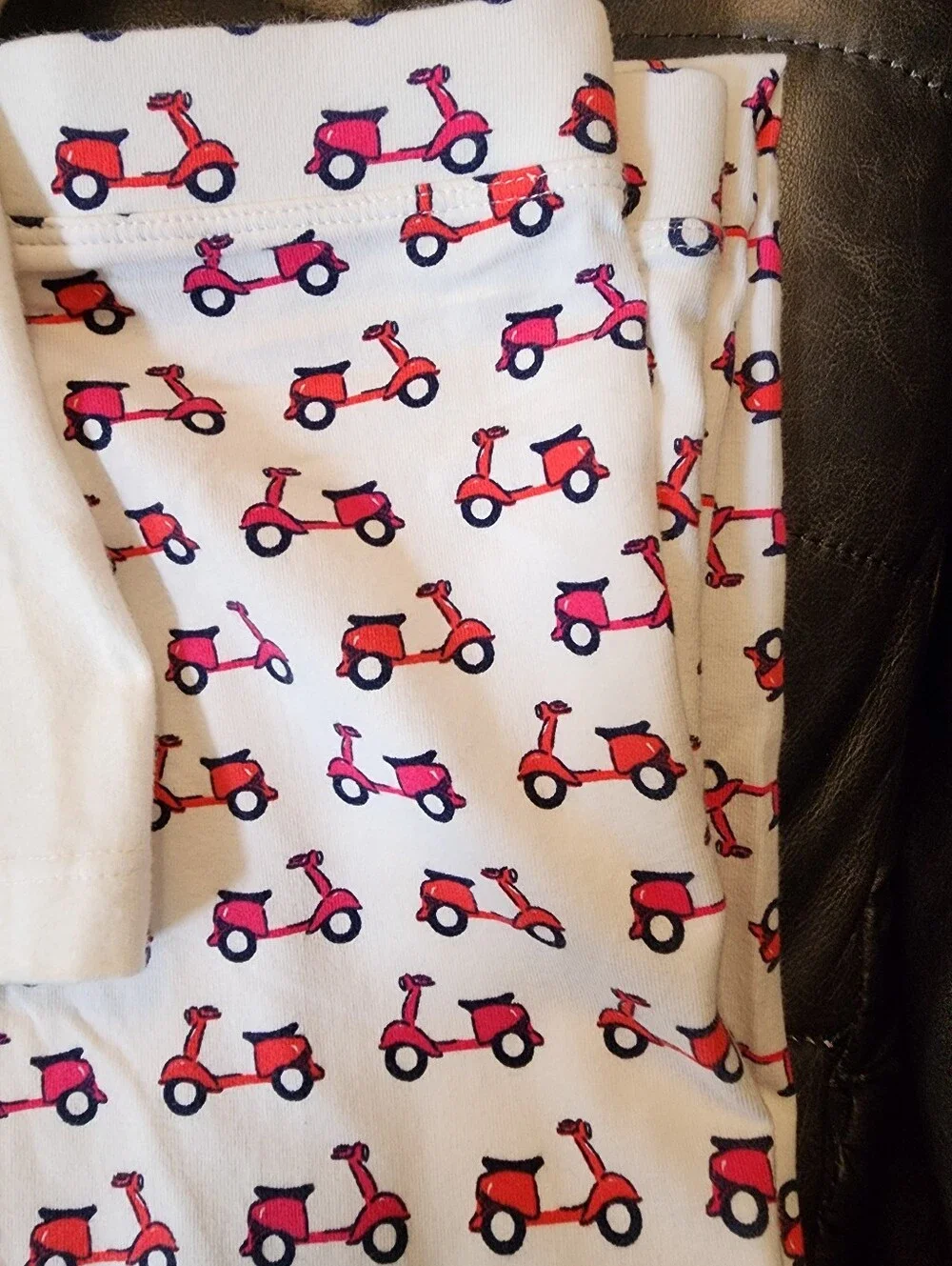 Rare Vintage Gymboree Ciao Bella / Ciao Puppy Scooter Set Shirt 7 / Leggings 6